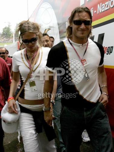 Totti avec sa femme Ilary Blasi 